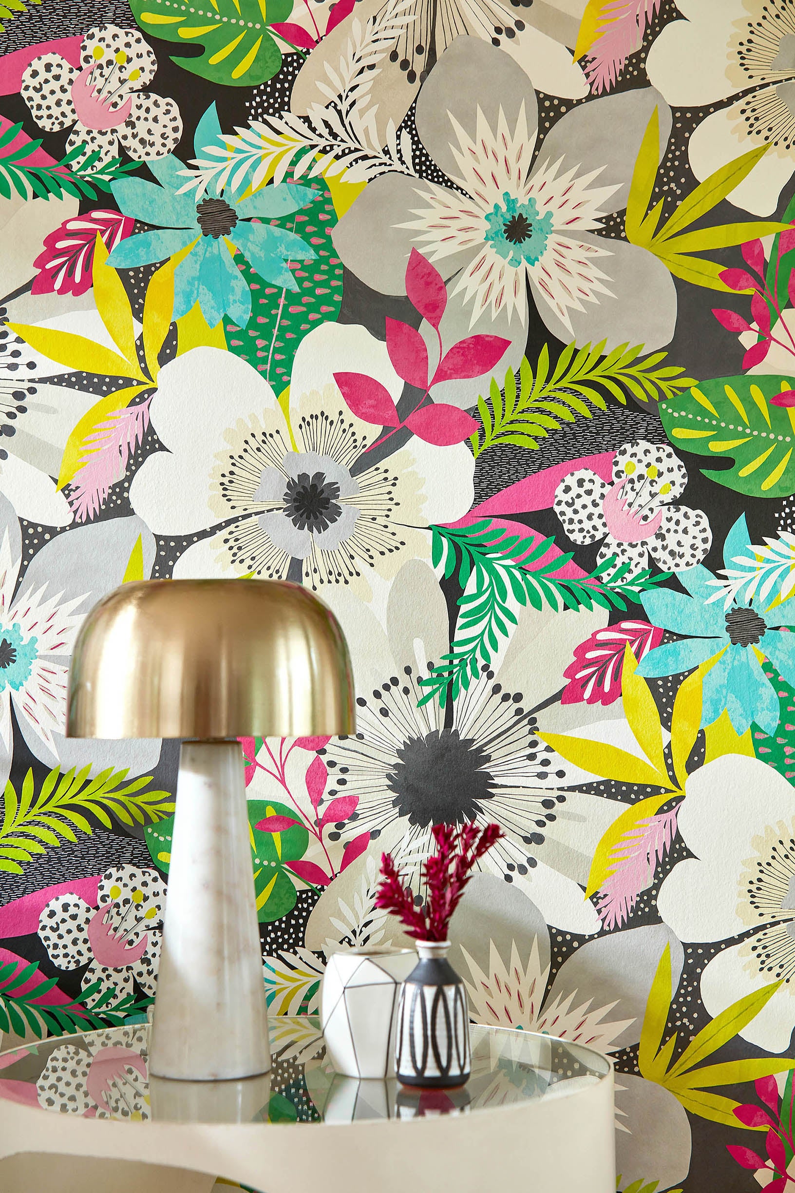 FLORAL RIOT - Chalk & Carbon – Ohpopsi