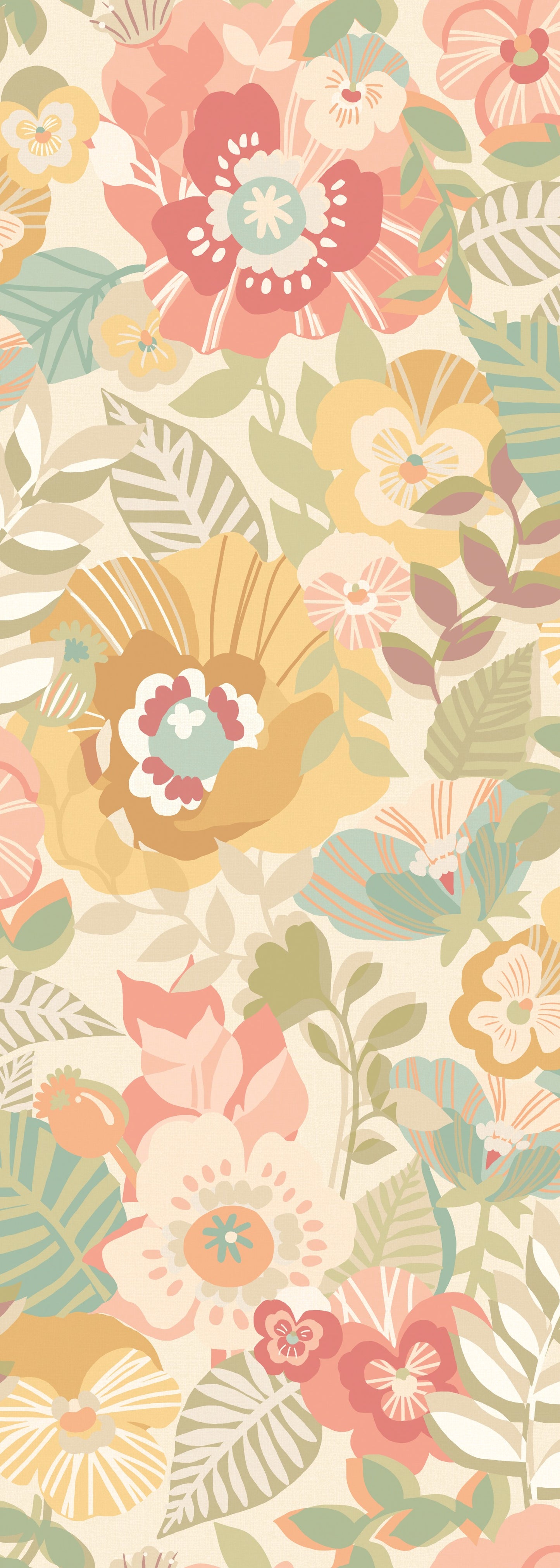 POPPIES + PANSIES - Apricot Twist