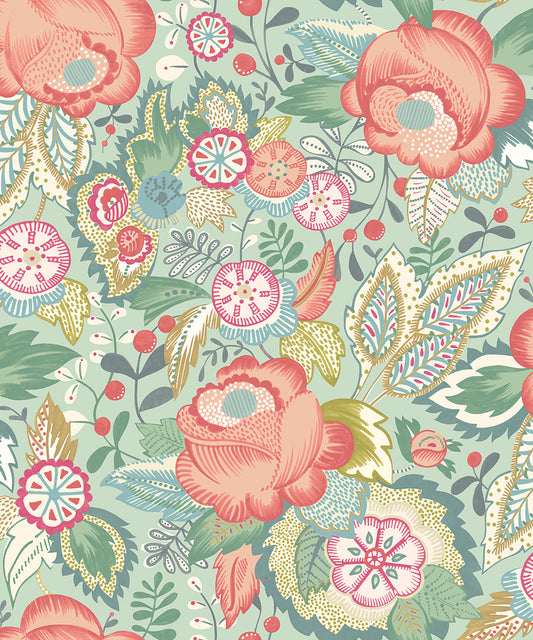 EMILY ROSE - Mint & Peach